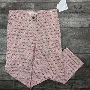 89th & Madison Comfort Waist Moroccan Tile Capri Pants Size 8
